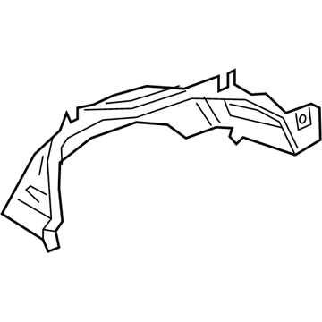 GM 84137575 Outer Wheelhouse, Rear Inner Driver Side 84137575 GM Outer Wheelhouse, Rear Inner Driver Side Illustration 1 of 1