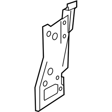 GM 84068289 Panel Extension, Rear Inner Driver Side 84068289 GM Panel Extension, Rear Inner Driver Side Illustration 1 of 1
