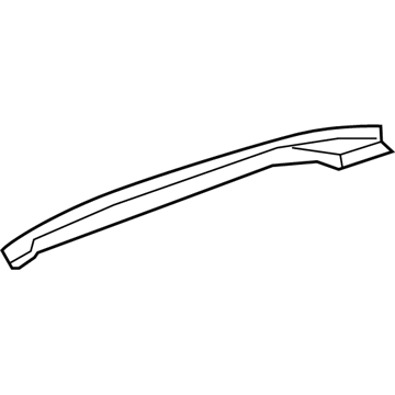 GM 23334721 Upper Extension, Rear Outer Driver Side 23334721 GM Upper Extension, Rear Outer Driver Side Illustration 1 of 1