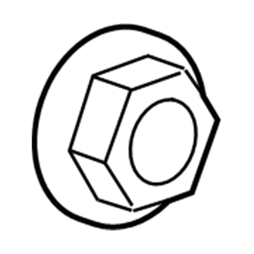 GM 11516746 Horn Nut 11516746 GM Horn Nut Illustration 1 of 1
