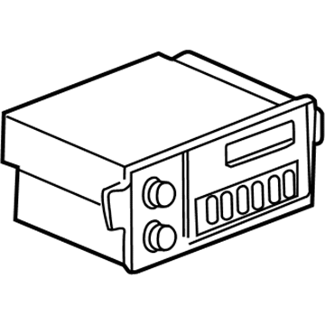 Chevy 16256831 Radio