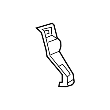 GM 84506770 Lower Bracket, Rear Passenger Side 84506770 GM Lower Bracket, Rear Passenger Side Illustration 1 of 1