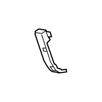 GM 84490850 Outer Reinforcement, Passenger Side 84490850 GM Outer Reinforcement, Passenger Side Illustration 1 of 1