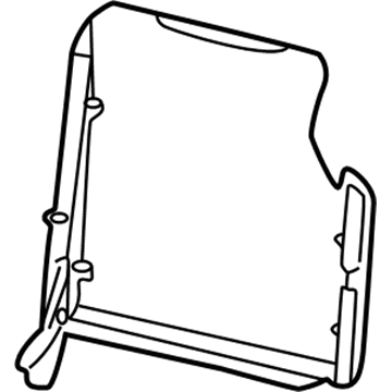 GM 88941749 Back Panel 88941749 GM Back Panel Illustration 1 of 1
