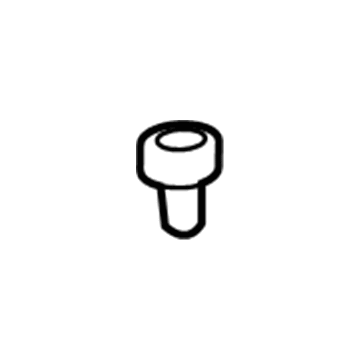 GM 84143695 Lock Knob Bezel, Gray, Passenger Side 84143695 GM Lock Knob Bezel, Gray, Passenger Side Illustration 1 of 1