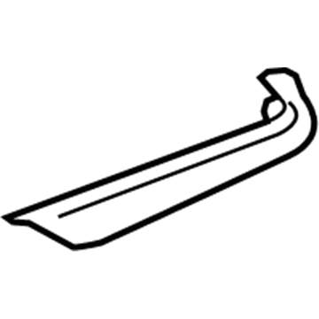 GM 23277582 Applique, Front Passenger Side 23277582 GM Applique, Front Passenger Side Illustration 1 of 1
