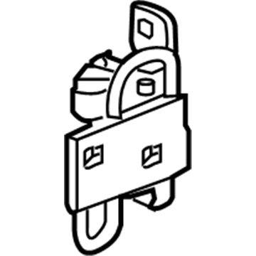 GM 10335804 Lower Hinge, Rear Passenger Side 10335804 GM Lower Hinge, Rear Passenger Side Illustration 1 of 1
