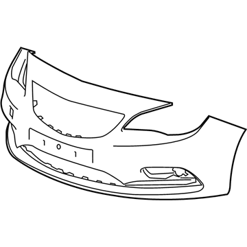 Buick Cascada Bumper Cover - 39040613