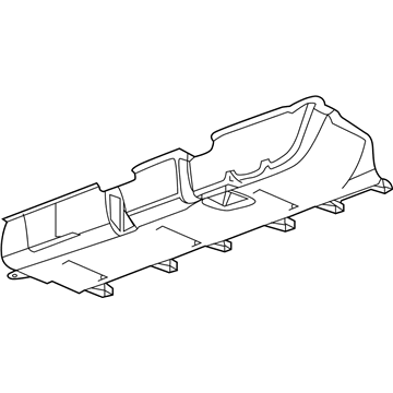 GM 86801501 Under Cover, Rear 86801501 GM Under Cover, Rear Illustration 1 of 1