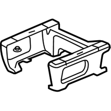 GM 19127933 Pedestal, Passenger Side 19127933 GM Pedestal, Passenger Side Illustration 1 of 1