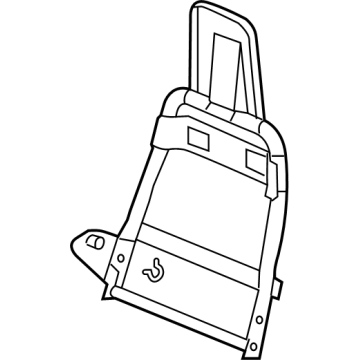 GMC 19127861 Seat Back Frame