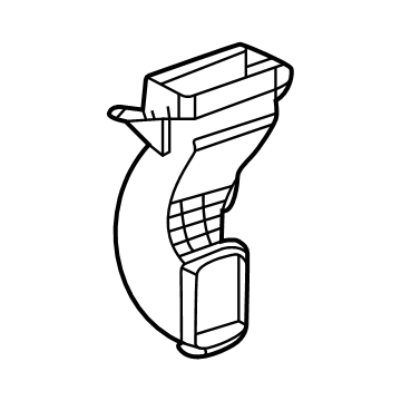 Cadillac 87867417 Center Duct