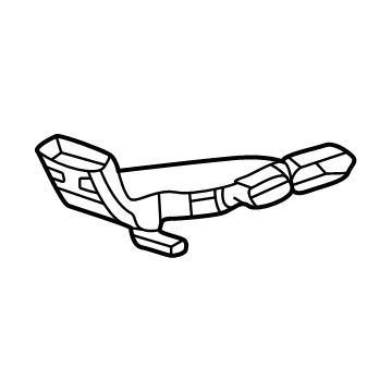 Cadillac 87867426 Floor Duct