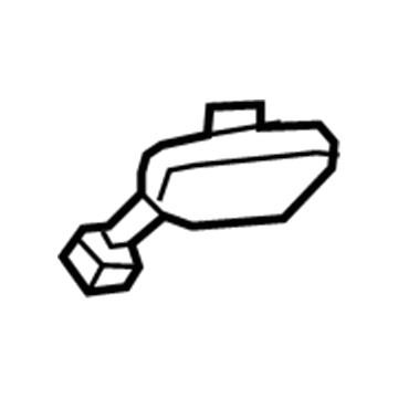 GM 42482198 Upper Quarter Trim Cap, Passenger Side 42482198 GM Upper Quarter Trim Cap, Passenger Side Illustration 1 of 1