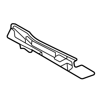 GM 84891974 Extension Panel, Passenger Side 84891974 GM Extension Panel, Passenger Side Illustration 1 of 1