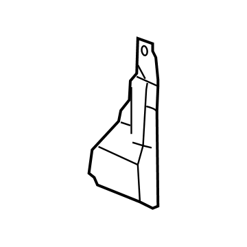 22948882 GM Side Brace, Front Lower Driver Side Illustration 1 of 1