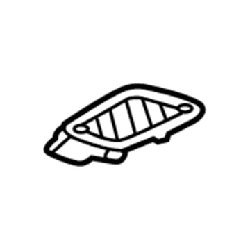 GM 20989057 Defroster Grille, Driver Side 20989057 GM Defroster Grille, Driver Side Illustration 1 of 1