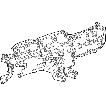 GM 23158638 Instrument Panel 23158638 GM Instrument Panel Illustration 1 of 1