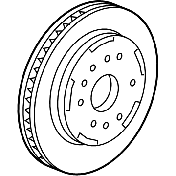 Chevy Silverado 1500 LTD Brake Rotor - 13552815