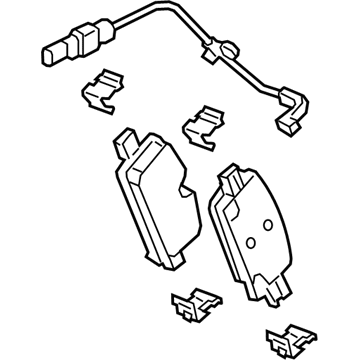 Chevy 85140320 Rear Pads