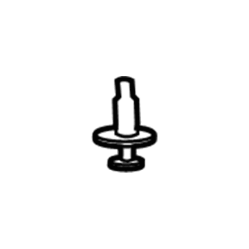 10297370 GM Rocker Molding Retainer, Rear Illustration 1 of 1