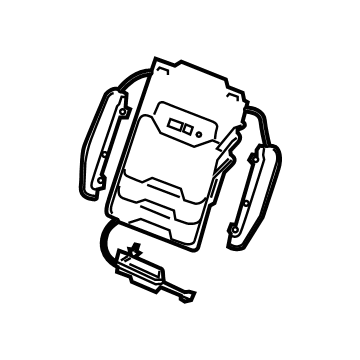 GM 13552555 Lumbar Support 13552555 GM Lumbar Support Illustration 1 of 1