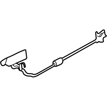 GM 15685190 Lock Rod, Passenger Side 15685190 GM Lock Rod, Passenger Side Illustration 1 of 1