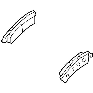 Chevy Silverado 2500 HD Brake Pads - 20829195