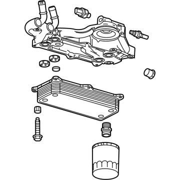 Chevy 12708544 Oil Cooler