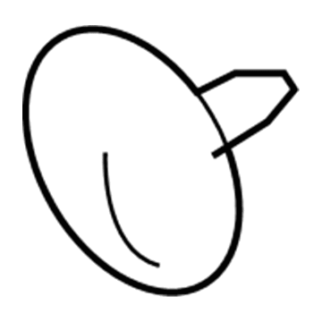 Chevy 12338133 Baffle Retainer Clip
