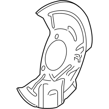 Chevy Trax Backing Plate - 42640094