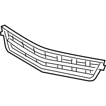 GM 20861619 Lower Grille 20861619 GM Lower Grille Illustration 1 of 1