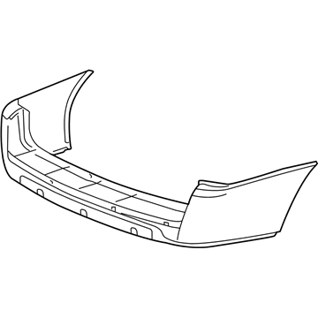 Chevy Uplander Bumper Cover - 12336004
