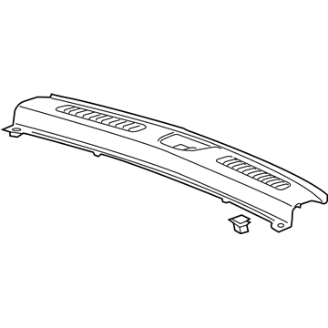 84568779 GM Rear Panel Trim, Jet Black Illustration 1 of 1
