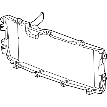 GM 23322442 Inner Grille, Front 23322442 GM Inner Grille, Front Illustration 1 of 1