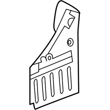 GM 84147067 Rear Reinforcement, Inner Passenger Side 84147067 GM Rear Reinforcement, Inner Passenger Side Illustration 1 of 1
