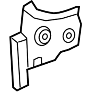 23169462 GM Upper Reinforcement, Driver Side Illustration 1 of 1