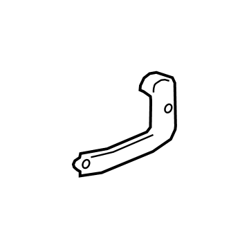 84076189 GM Frame Cover, Black, Passenger Side Illustration 1 of 1