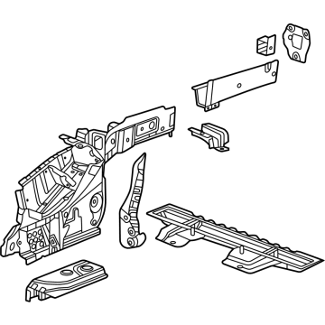 Buick 60004654 Lower Rail Assembly