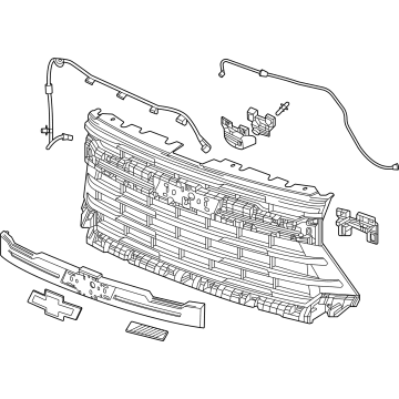 Chevy Silverado 3500 HD Grille - 86533001