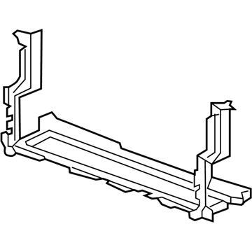 GM 23350093 Lower Baffle 23350093 GM Lower Baffle Illustration 1 of 1