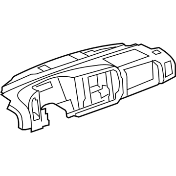 GM 23224740 Instrument Panel 23224740 GM Instrument Panel Illustration 1 of 1