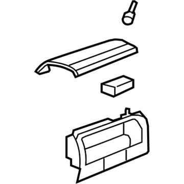 GM 22822497 Compartment, Upper 22822497 GM Compartment, Upper Illustration 1 of 1