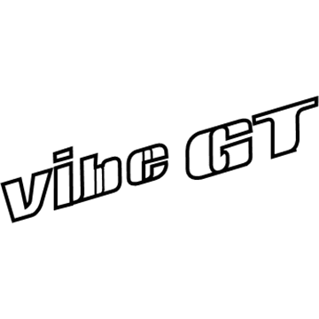 GM 88969819 Nameplate 88969819 GM Nameplate Illustration 1 of 1