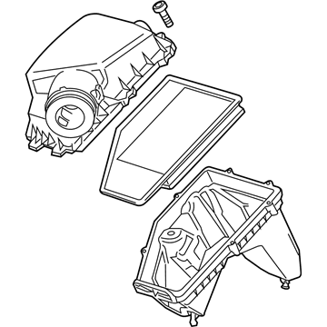 84588870 GM Air Cleaner Assembly Illustration 1 of 1