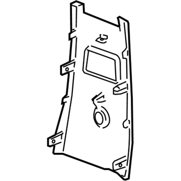 GM 89026437 Rear Cover 89026437 GM Rear Cover Illustration 1 of 1