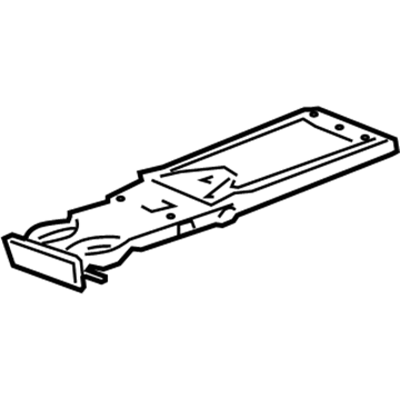 GM 89026436 Front Cupholder 89026436 GM Front Cupholder Illustration 1 of 1
