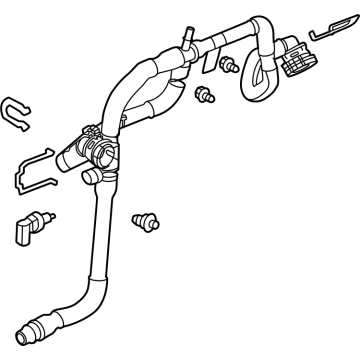 Chevy 86803274 Upper Hose
