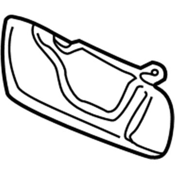 Chevy Suburban 2500 Sun Visor - 88953577