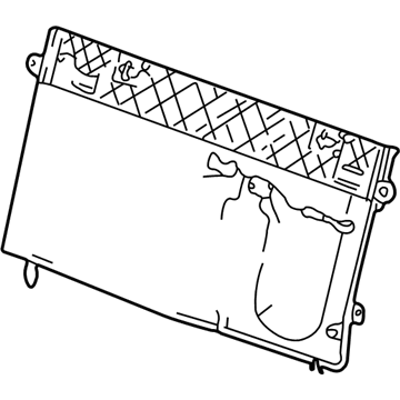Buick 12457049 Seat Back Frame